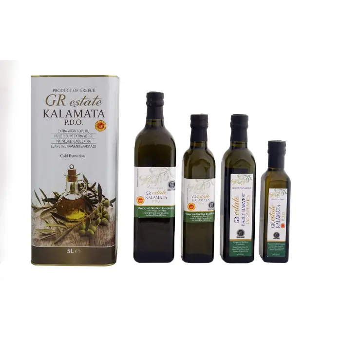 GR Estate Kalamata Extra Virgin Olijfolie PDO 1 lit - Afbeelding 1