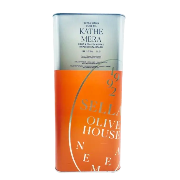 Sellas Kathe Mera Extra Vierge Olijfolie 5 lit - Afbeelding 1