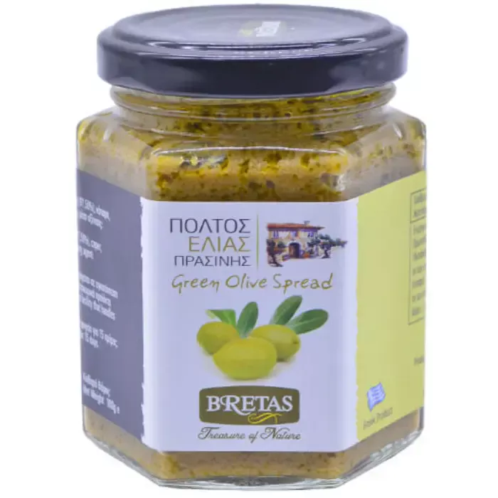 Bretas Groene olijvenpasta 190 ml - Afbeelding 1