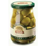 Elita Groene olijven gevuld met knoflook 350 gr