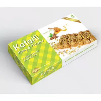 Elli Kataifi met honing & pistache 210 gr - Afbeelding 1