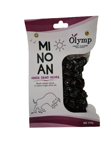 Olymp – Minoan Griekse Gedroogde Olijven 250 gr - Afbeelding 1