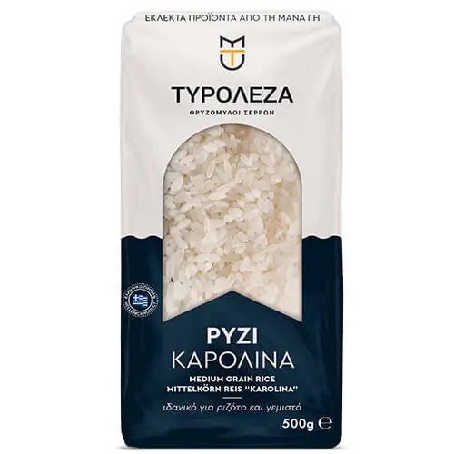 Tyroleza rijst Karolina 500 gr Tyroleza Rijst Karolina A' 500 gr - Afbeelding 1