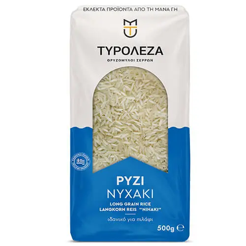 Tyroleza rijst Nyhaki 500 gr Tyroleza Rijst Nychaki A' 500gr - Afbeelding 1