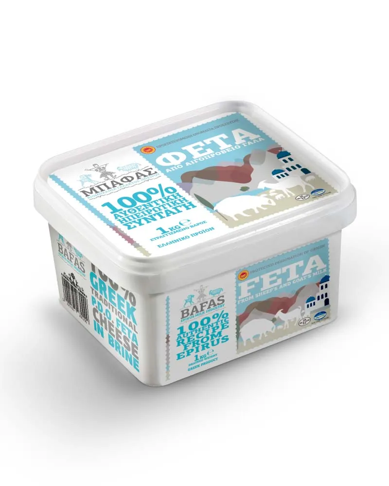 Bafas PDO 1 kg Bafas Feta 1 kg - Afbeelding 1