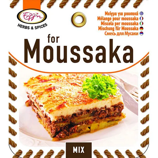 MOUSSAKA Elli kruiden mix voor Moussaka 50 gr - Afbeelding 1